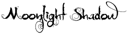 Шрифт Moonlight Shadow
