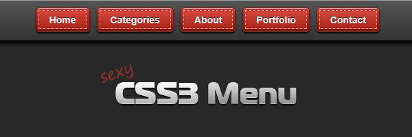Сексуальная CSS3 менюшка