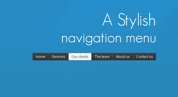 Stylish Navigation Menu With jQuery